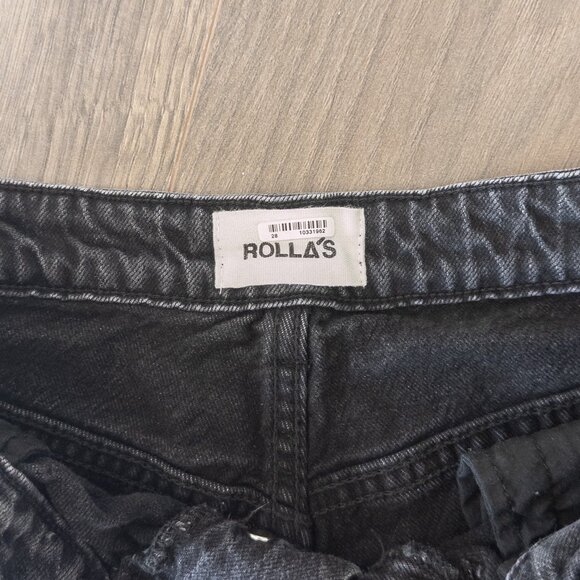 ROLLAS Original Short High Rise Cut Off in Comfort Shadow Shorts Size 28 - Picture 5 of 10